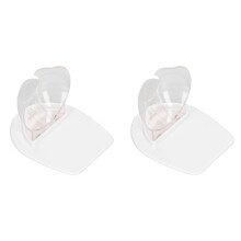 2pz Supporto per bicchieri da doccia in plastica trasparente, porta bicchieri da bagno per vino