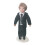 Miniature Boy Doll 1:12 Scale Ceramic Cloth Movable Joints Toy 12