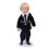Miniature Boy Doll 1:12 Scale Ceramic Cloth Movable Joints Toy 2