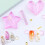 2pcs Professional Nail Art Stencil Templates Metal Frame Mold for Quick Pattern Alignment 5