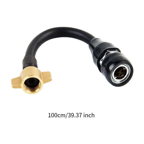 (100cm,Black)Quick Connect Adapter Universal for Cleaning Vehicles Light Duty Trucks 60cm 1