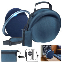 jixopn EVA Hard Case for Harman Kardon Onyx Studio 8/7, Shockproof Waterproof Anti-scratch with Shoulder Strap & Accessory Bag