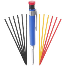 Construction Tools Pencils with Refills Mechanical Woodworking Metal Carpenter Worker Marker for Architect