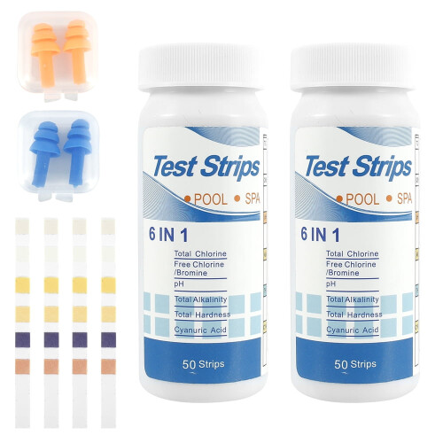 Willstar Alkalinity Pool Test Strips, 100 Strips