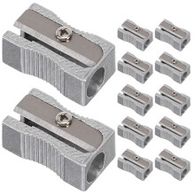 12pcs Manual Pencil Sharpeners Hand Sharpeners Artist Sharpeners Single Hole Pencil Sharpeners