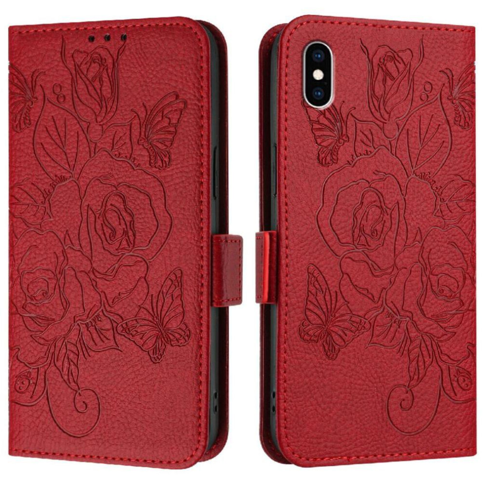 Case For Compatible With Iphone Xs Max With Credit Card Slot Magnetic Wallet Pu Leather 9482828892493