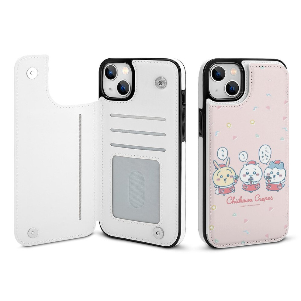 Chiikawa Compatible Iphone 14 Plus Wallet Case With Card Holder, Flip Folio Pu Leather Case With Stand, Magnetic Clasp & Shockproof Design For Women 9482828892561