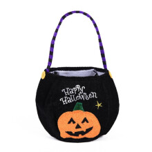 1 kpl Halloween-herkkupusseja, karkkipusseja karkkeihin, samettisia lasten juhlalahjoja, kurpitsateemaisia välipalapusseja