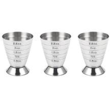 Doseur à shot 3X, doseur d'onces, bar à cocktails, verre doseur pour alcool, doseur à mojito, tasse à café au lait