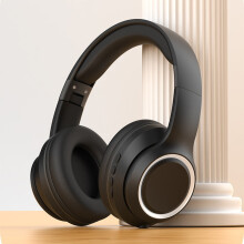 Sluchátka Avtoify Bluetooth 5.3 pro esporty, nízká latence, 20 hodin přehrávání, skládací, lehká, s mikrofonem, černá