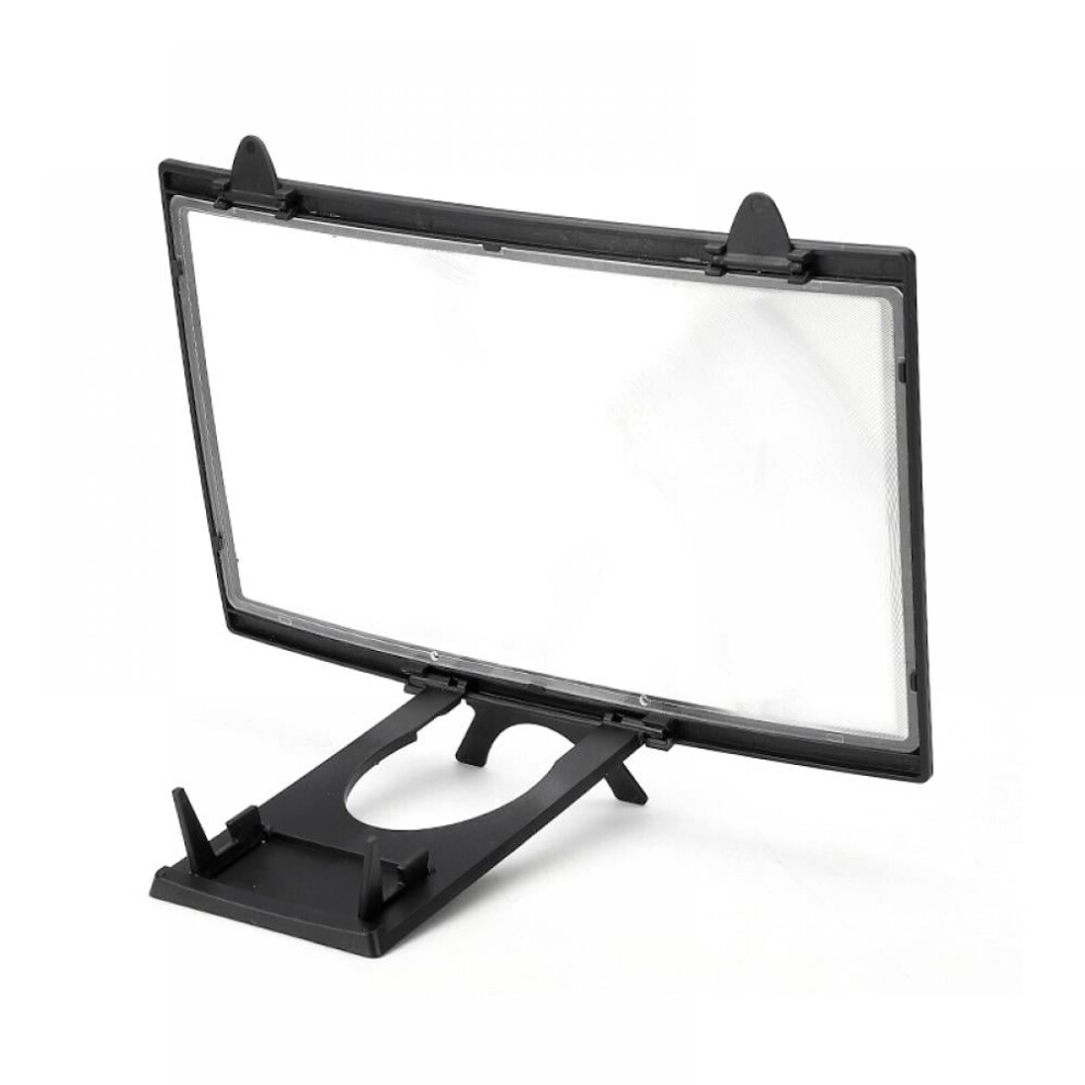 Prettyui 3D Cell Phone Movie Curved Screen Enlarge Magnifier Projector Amplifier Holder 9773935445543