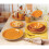 Studio Dinnerware 16 Piece Hand Painted Color Dinnerware Set, Service for 4 Yellow 1