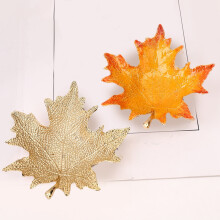 Plateau décoratif en métal en forme de feuille d'érable pour Thanksgiving, plateau à bijoux, plateau à fruits, plateau de rangement, décoration
