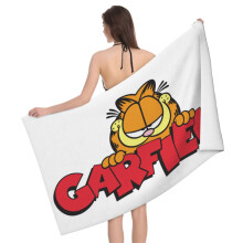 Garfield strandhanddoek, badhanddoek, multifunctioneel, populair, groot formaat, zandafstotend, sneldrogend, absorberend, zacht aanvoelend, ideaal