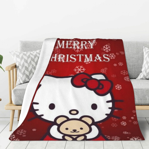 Κουβέρτα Hello Kitty από φλις, εξαιρετικά μαλακή, άνετη κουβέρτα, χαρακτηριστικά