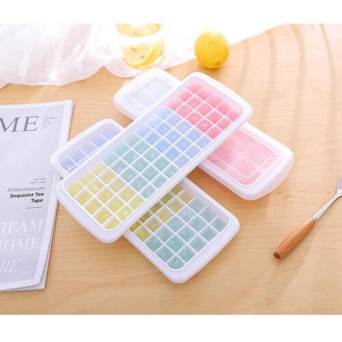 2 Pcs Ice Making Machine for Home with Cover White 1