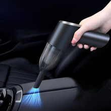 Mini-stofzuiger, klein, handzaam, oplaadbaar via USB, geschikt voor toetsenbord, auto, computer, haren, kieren, huisdecoratie, kerstcadeaus