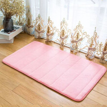 Bademåtte i memoryskum, 40 x 60 cm, vandabsorberende, skridsikker, ultrablødt brusemåtte til badeværelsesgulv og badekar, frugtgrøn