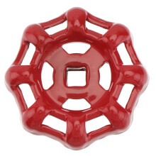 Manija de válvula de ducha exterior Eease, válvula de compuerta, volante, accesorios decorativos, 50 (rojo)