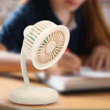 FloHua USB-Tischventilator, wiederaufladbarer Mini-Faltventilator, ideal für Studentenwohnheime, hohe Windleistung, tragbares Geschenk für Studenten