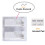 Ear Piercing Kit with Disposable Gun, Fast Stud Placement, Home Use, 6 Pcs Purplish Diamond 4