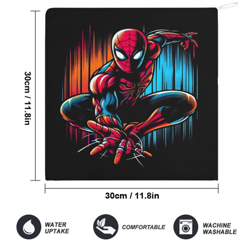 Χειροπετσέτες Spider-Man για το μπάνιο, Βαμβακερές πετσέτες προσώπου απαλές 1