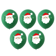 Ballons en latex, décoration de Noël pour la maison, sapin de Noël, Père Noël, ballons imprimés
