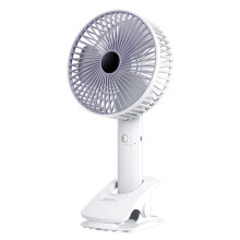 Clip-Ventilator, kleiner USB-Ventilator mit 3 Geschwindigkeitsstufen und starkem Luftstrom, Tischventilator mit Clip – extrem leise für Büro,
