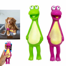 2er-Pack quietschende Hundespielzeuge aus Gummi, Welpen-Kauspielzeug, Apportierspielzeug für kleine und mittelgroße Haustiere