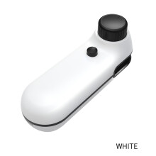 Ručná uzatváračka, rezačka a vákuovačka Winysin3IN1Mini, nabíjateľná cez USB, kompatibilná s vreckami na čips a úložným priestorom na