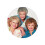 Το Golden Girls Mouse pad για βρώμικο αντιολισθητικό μαξιλαράκι καρπού, στρογγυλό 1