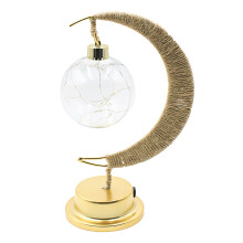 Veilleuse décorative LED Fnyoxu en forme d'étoile, en fer forgé
