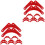 3pcs Tropical Wall Art Surfboard Wall Mount Beach Decor Canvas Decor Home 5