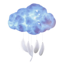 Lampe nuage LED blanc chaud à monter soi-même, 30 ml, lumière douce et non éblouissante, compatible avec les veilleuses pour enfants.