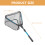 2pcs Fishnet Net Bag Child Aluminum Alloy Fold Bait 10
