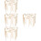 4 Pieces Micro Landscape Rake Small For Gardening Decorative Rakes 7
