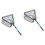 2pcs Fishnet Net Bag Child Aluminum Alloy Fold Bait 6