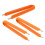 Fuse Grabber Car Automobile Fuse Clip Tool Orange 3pcs 10