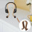 2pcs Headphone Display Hanger Walnut Headset 10