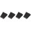 4pcs Ramp Pad Tire Rubber Black 6