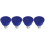 4Pcs Blue Rubber Toe Stops for Roller Skates Adjustable Brake Plugs 4