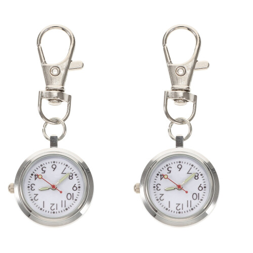 2pcs Keychain Large Dial Alloy Nurse Care Accessories 1