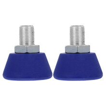 4Pcs Blue Rubber Toe Stops for Roller Skates Adjustable Brake Plugs