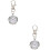 2pcs Keychain Large Dial Alloy Nurse Care Accessories 6