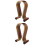 2pcs Headphone Display Hanger Walnut Headset 5