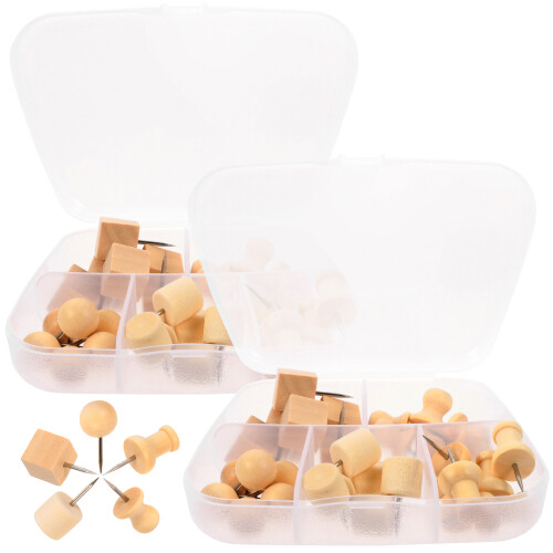 Push Pins Bois Multi-Usages Pour Et Maison 2