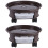2Pcs Thickened Brown Plastic Flowerpot Stand Movable Plant Pot Support 5