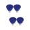 4Pcs Blue Rubber Toe Stops for Roller Skates Adjustable Brake Plugs 9