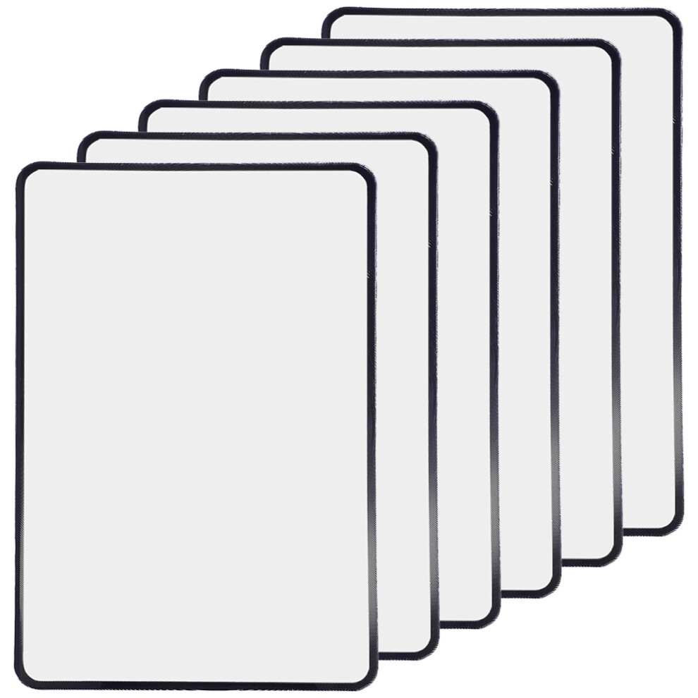 Happyyami White 12Pcs Pvc Full Page Magnifier For Books And Seniors