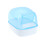 3Pcs Plastic Bath Basin for Hamster Small Animals Blue Easy to Use 1